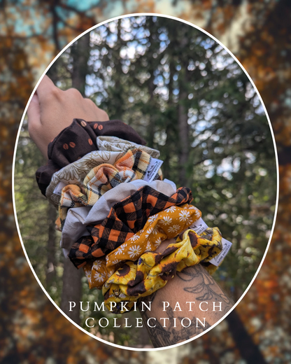 Honeypetal  – Maple Size Cotton Scrunchie - Alpine Kneedles