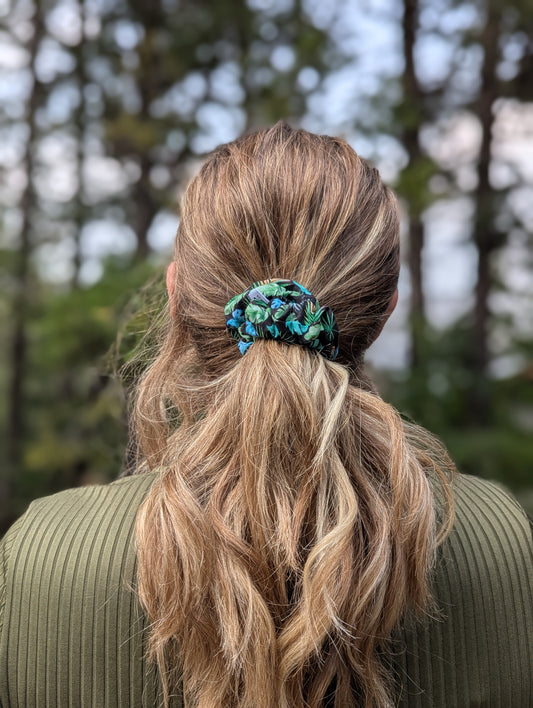 Clever Girl - Sapling Cotton Scrunchie - Alpine Kneedles