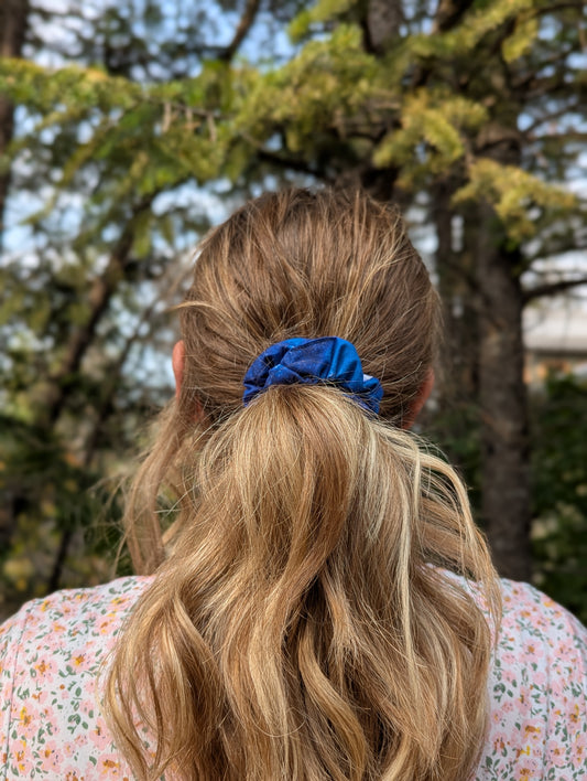 Milky Way - Sapling Cotton Scrunchie - Alpine Kneedles