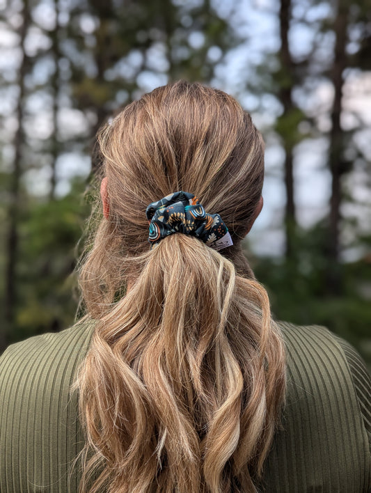 Mystic Night - Sapling Cotton Scrunchie - Alpine Kneedles